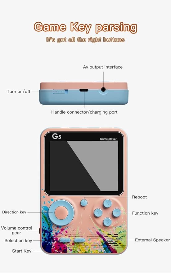 500-in-1 Retro Gaming Console