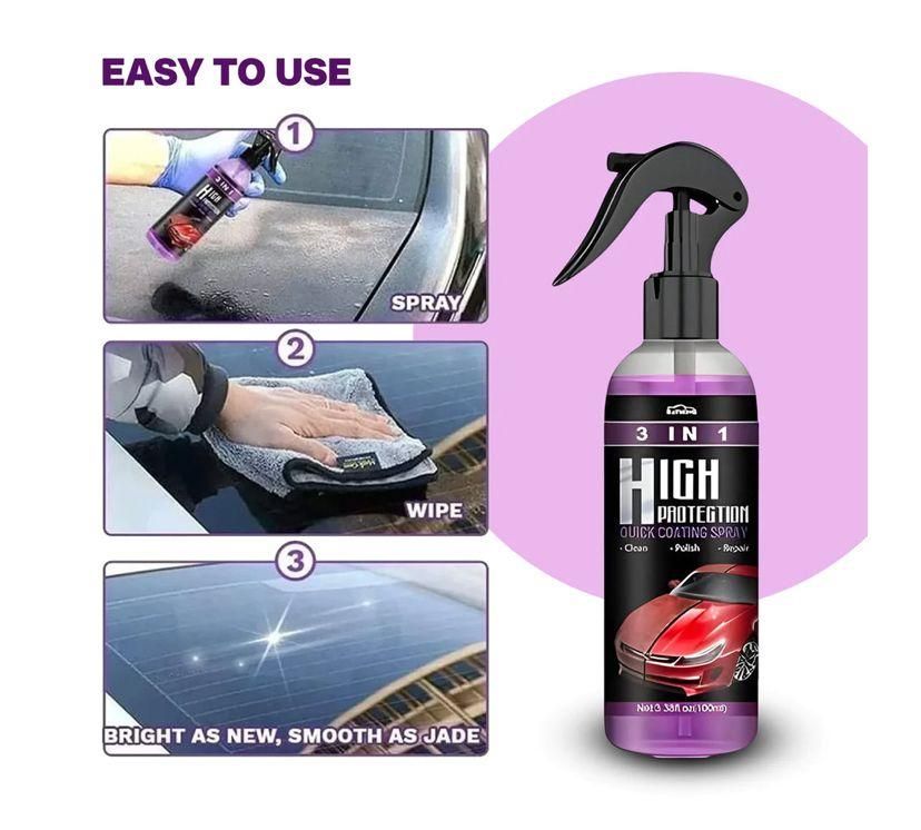3 in 1 High Protection Quick Car Ceramic Coating Spray BUY 1 GET 1 FREE