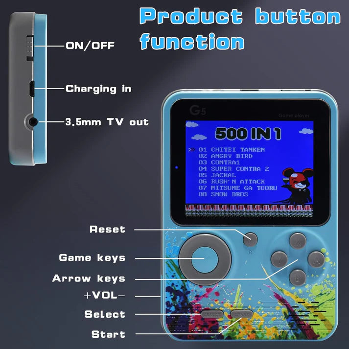 500-in-1 Retro Gaming Console