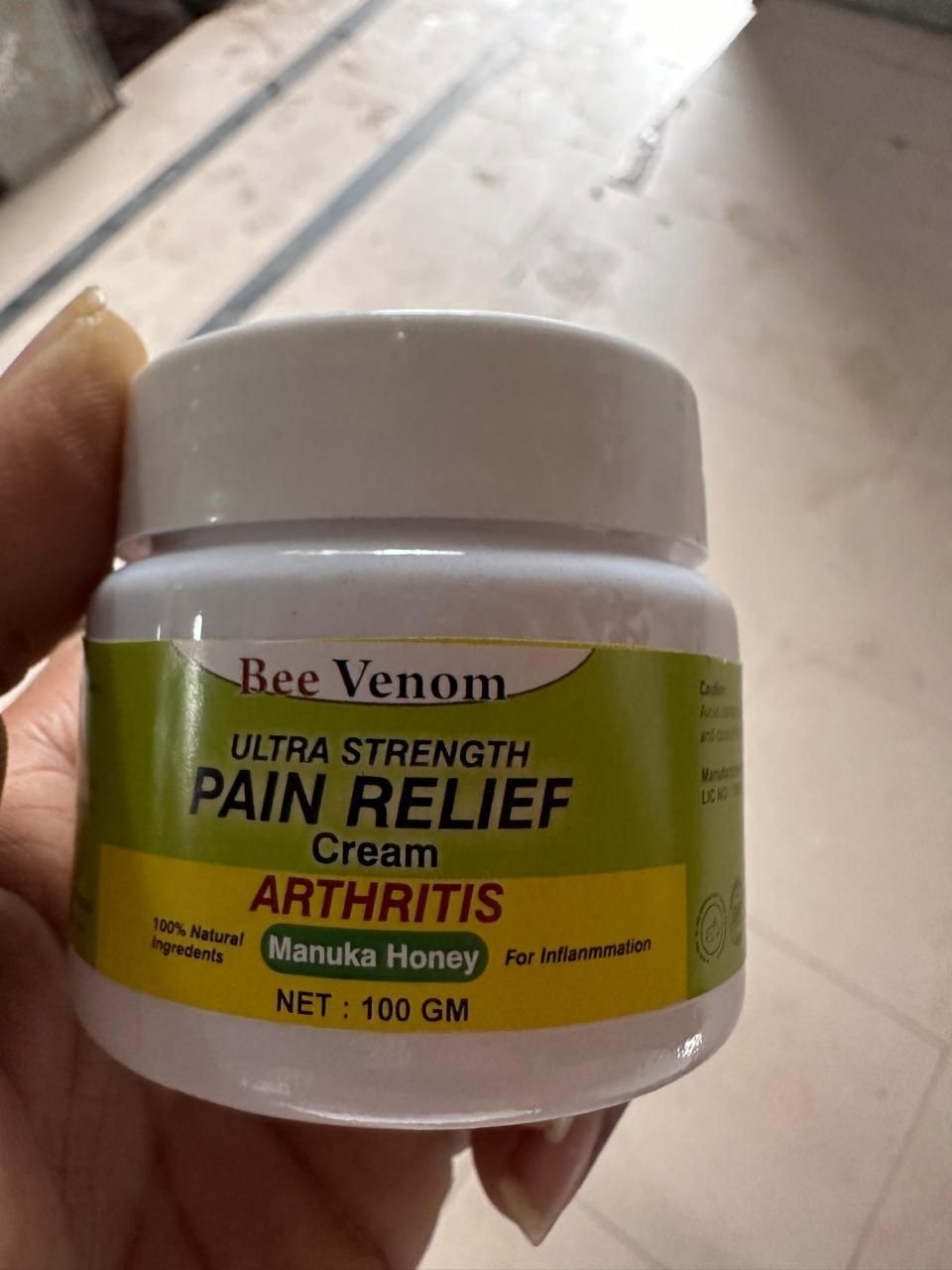 Bee Venom Joint and Bone Therapy Cream 100gm ( BUY 1 GET 1 *FREE* )