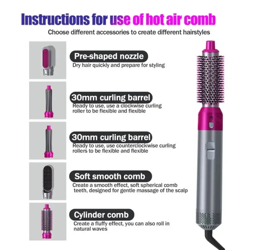 5-in-1 Multifunctional Hair Styler