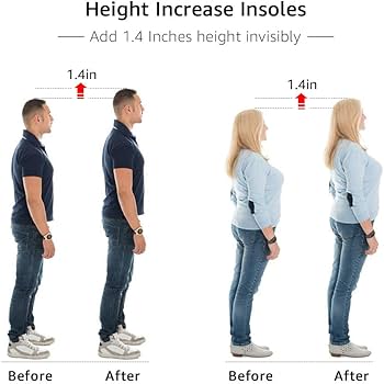 Invisible Height Increase Shoe Soles