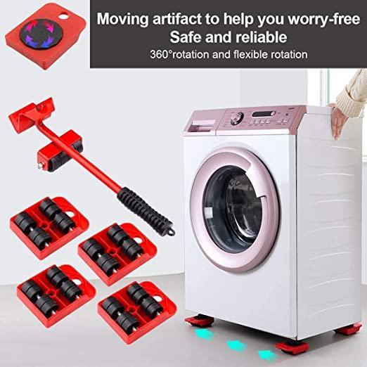 Furniture Lifter Mover Tool Set with Wheel Pads