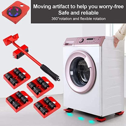 Furniture Lifter Mover Tool Set with Wheel Pads