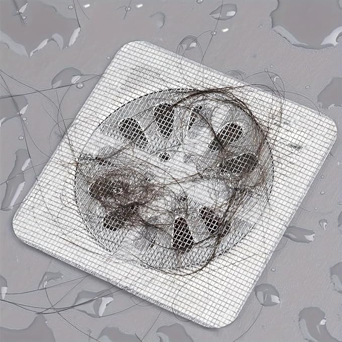 Disposable Shower Drain Hair Catcher Stickers for Bathroom, Bathtub and Kitchen (Buy 5 Get 5 Free🔥)