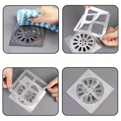 Disposable Shower Drain Hair Catcher Stickers for Bathroom, Bathtub and Kitchen (Buy 5 Get 5 Free🔥)