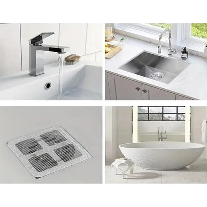 Disposable Shower Drain Hair Catcher Stickers for Bathroom, Bathtub and Kitchen (Buy 5 Get 5 Free🔥)